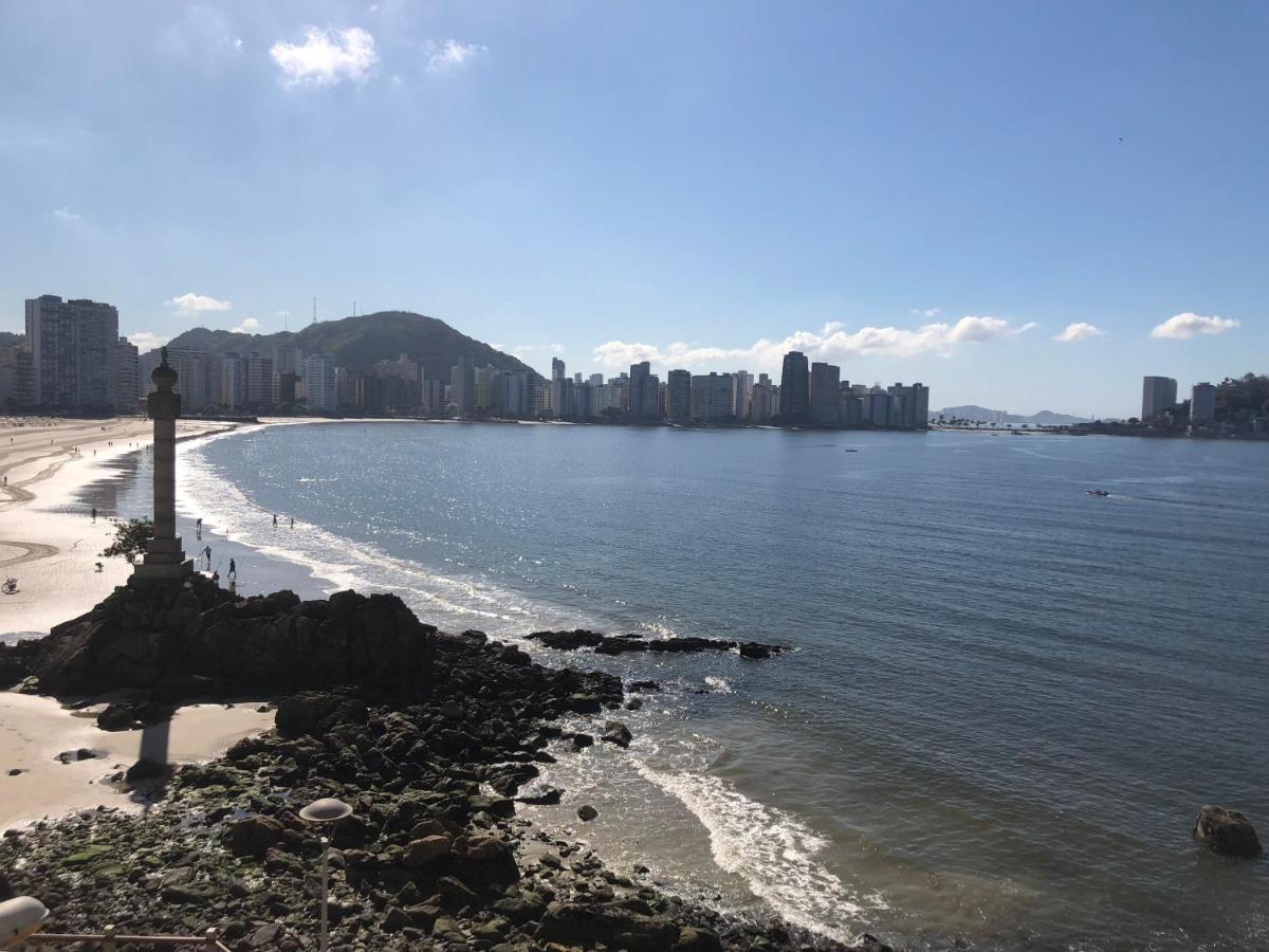 Apartamento Frente A Praia Sao Vicente Exterior foto